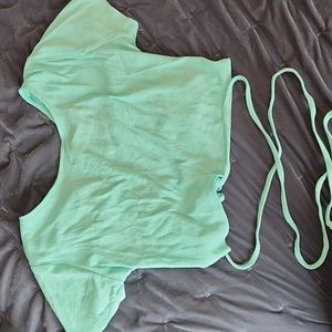 Tie up crop top